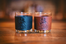 Load image into Gallery viewer, Rocks Glass | Leather | Horse Soldier Bourbon