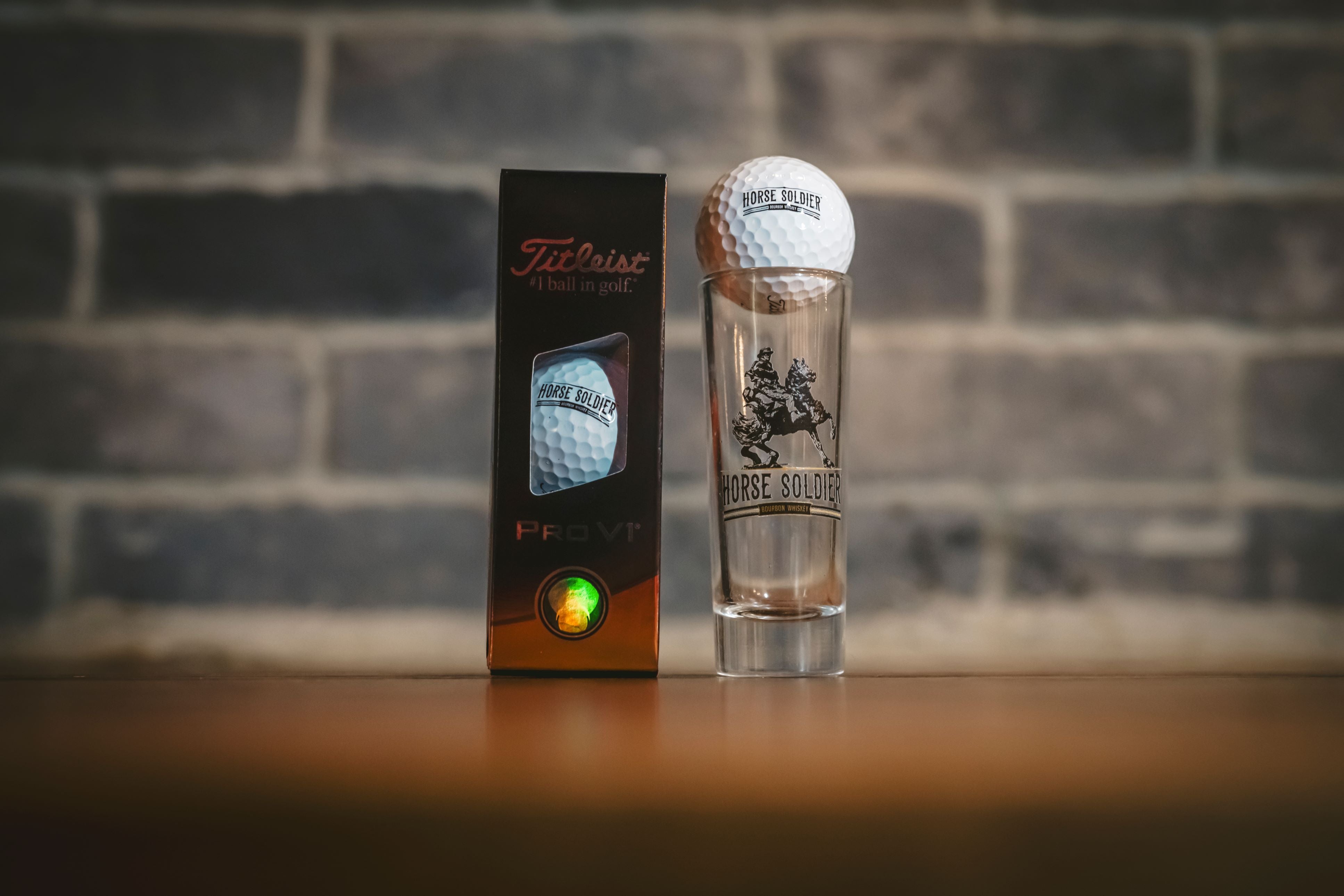 Horse Soldier 3 Pack of Titleist Golf Balls Horse Soldier Bourbon