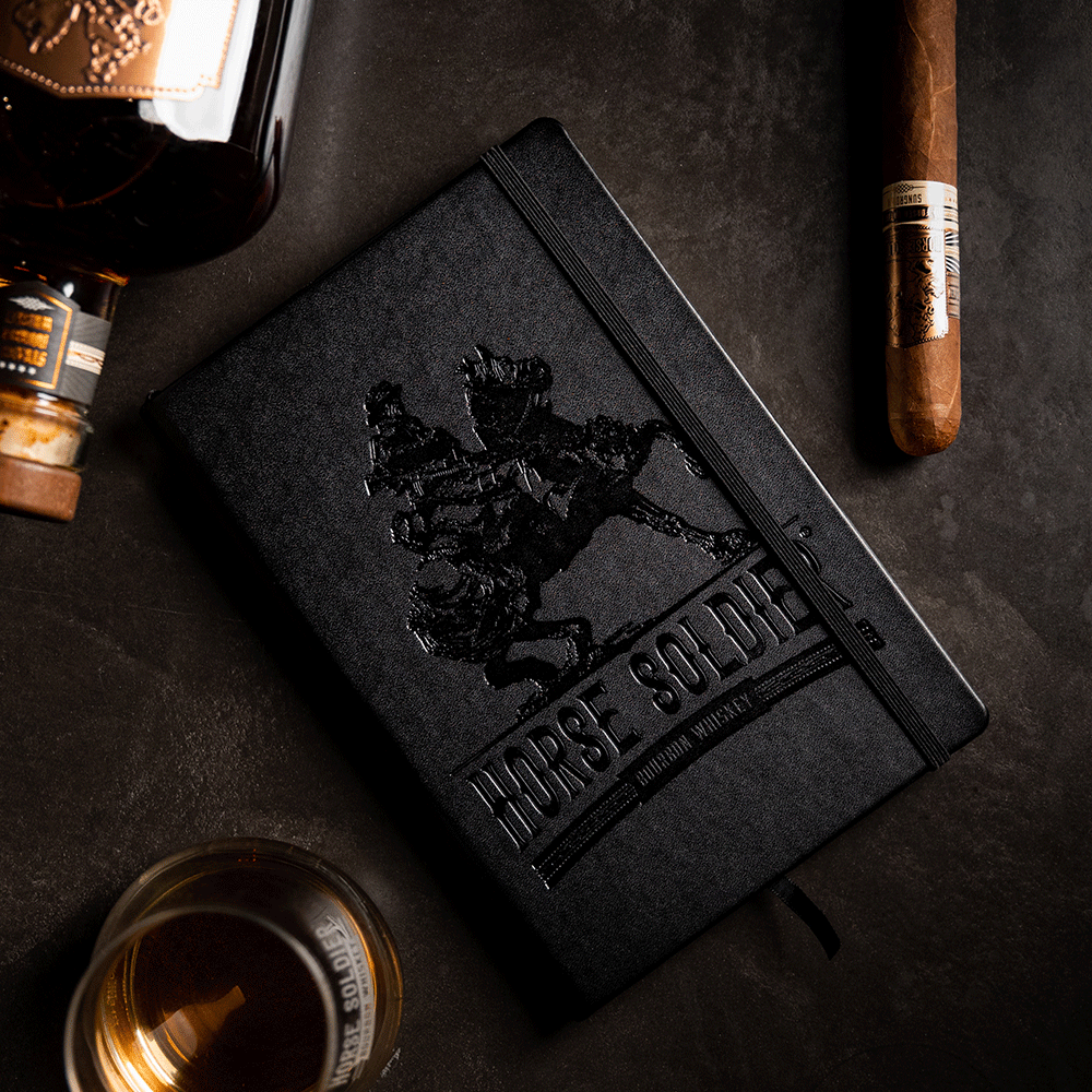 Horse Soldier Black Leather Journal
