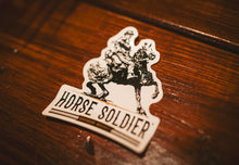 Load image into Gallery viewer, Horse Soldier Sticker White
