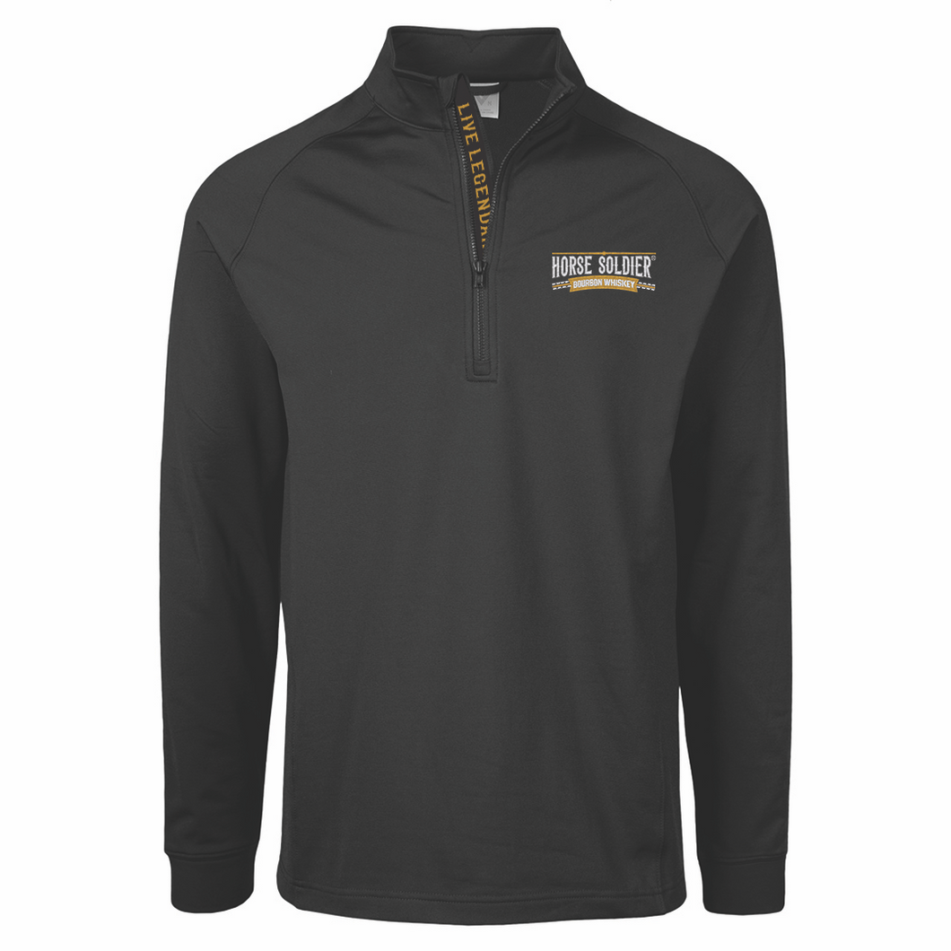 Horse Soldier Men's Embroidered 1/4 Zip Pullover