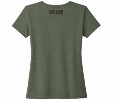 Load image into Gallery viewer, Legacy | Ladies V-Neck | Horse Soldier Bourbon
