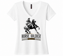 Load image into Gallery viewer, Legacy | Ladies V-Neck | Horse Soldier Bourbon

