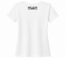 Load image into Gallery viewer, Legacy | Ladies V-Neck | Horse Soldier Bourbon
