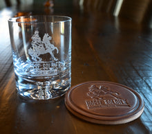 Load image into Gallery viewer, Premium Leather Coaster | Horse Soldier Bourbon
