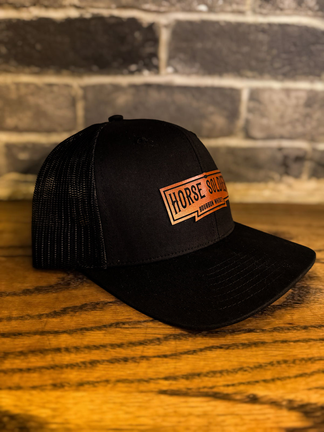 Branded Trucker Hat | Black | Horse Soldier Bourbon