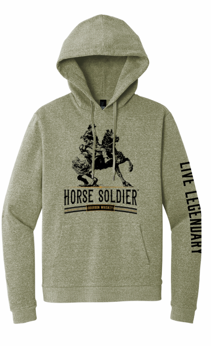 HSB Branded Green Hoodie